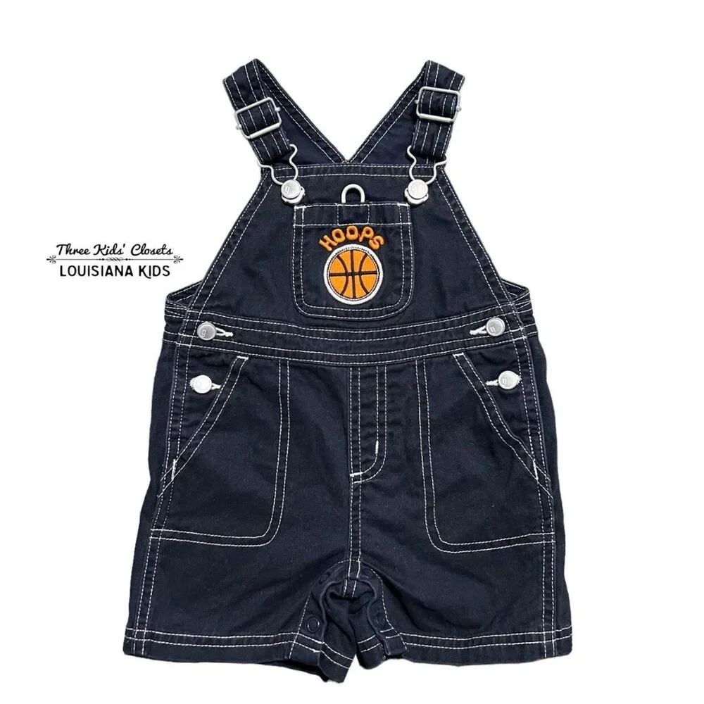 Gymboree 3-6m Basketball Hoops Overalls